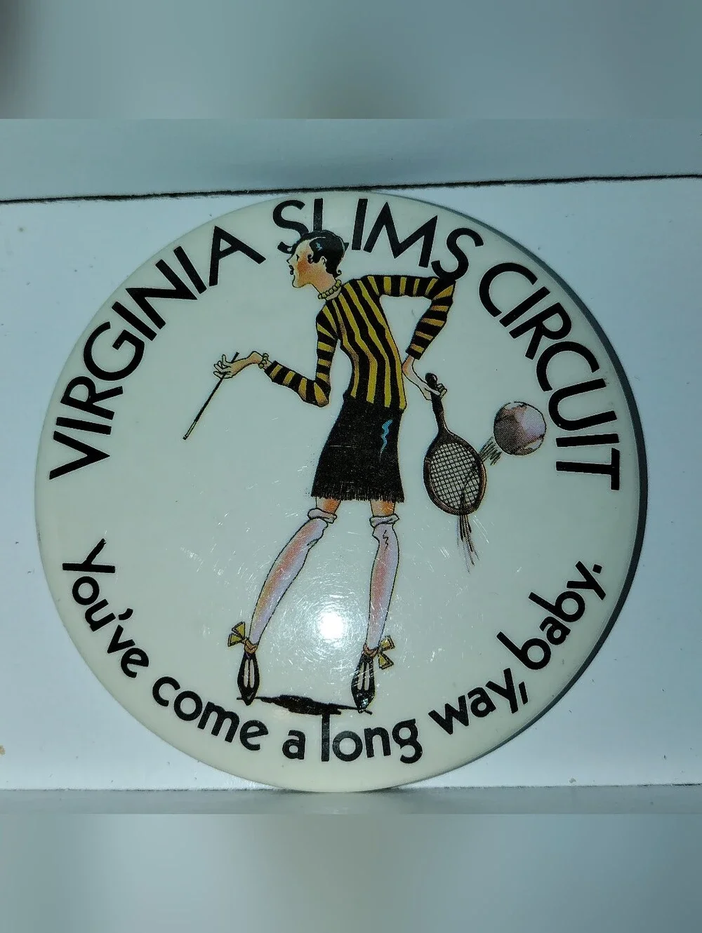 Virginia Slims Circuit Vintage Tennis pin